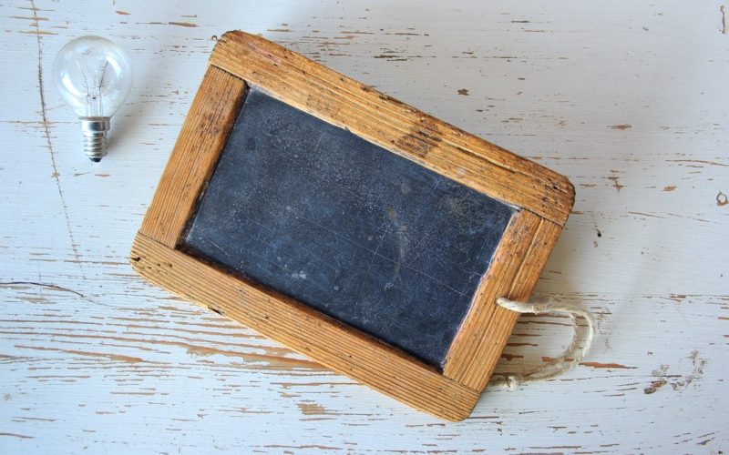 Kreidetafel und Glühbirne, Quiz